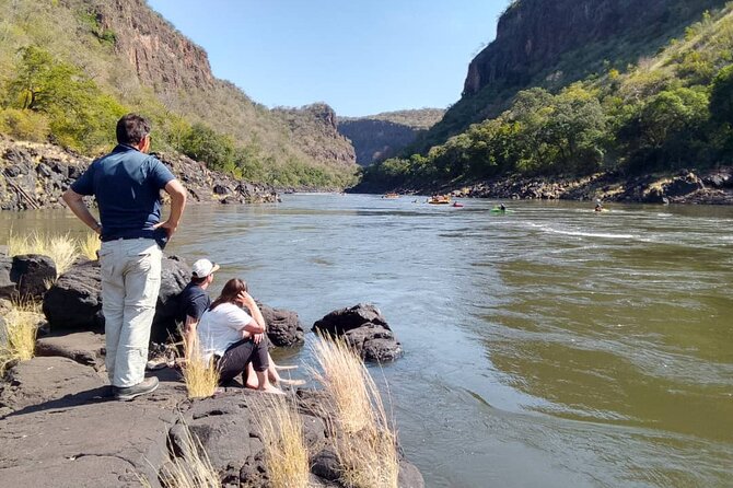 Victoria Falls Overnight Rafting, Camping, Fishing on the Zambezi - A riverside camp with a proper meal