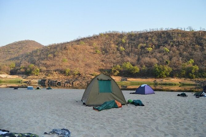 Victoria Falls Overnight Rafting, Camping, Fishing on the Zambezi - Sunset, firelight, and stars