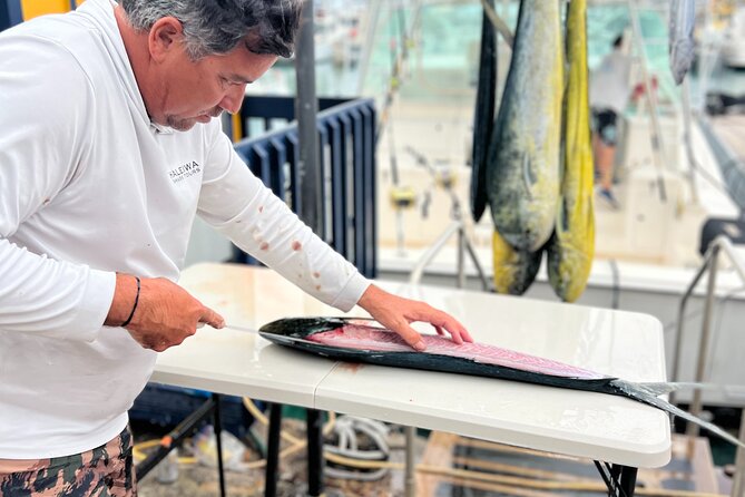 Waikiki Deep Sea Fishing Charter from Oahu - Waikiki Beach from offshore