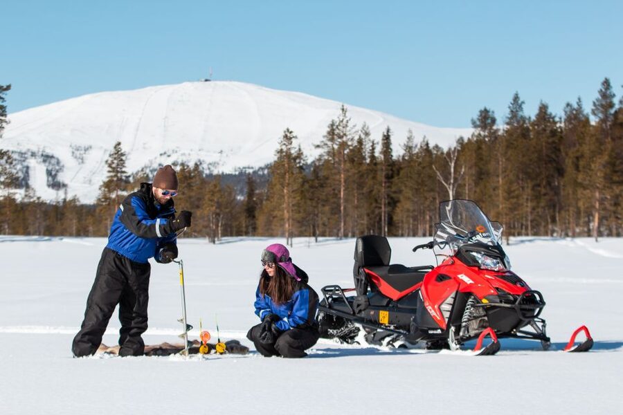 Ylläs: Snowmobile Adventure with Ice Fishing - Key points to know before you book