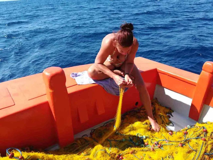 Zante Fishing Tours - The quiet beach stop and two hours in the water